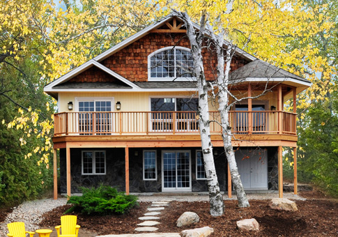 The Birchview Custom Post and Beam Homes