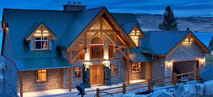 Cansion Model | Custom Timberframe Construction Plans Cansion model displaying custom timberframe post beam craftsmanship