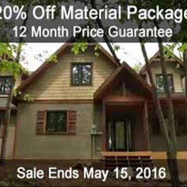 Save 20 Percent on Material Package