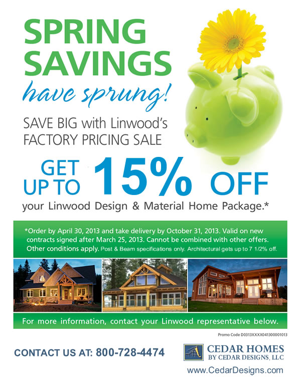 Linwood Factory Spring Sale