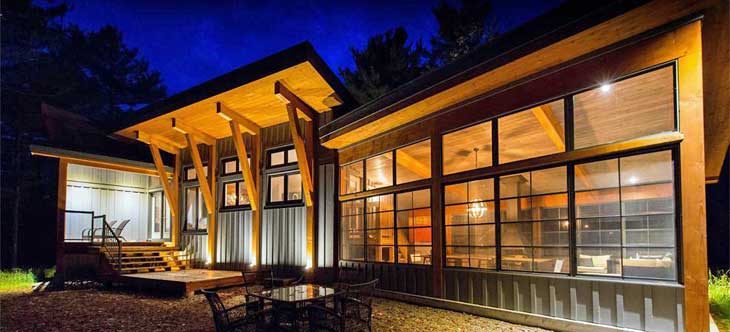 Custom Timber Construction | Modern Living Designs Custom built homes featuring modern post beam timber construction