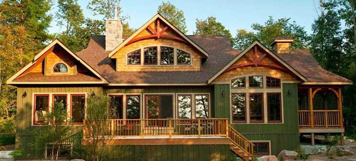 Red Leaves Model | Custom Retreat & Cabin Plans Red Leaves model compact retreat cabin design for small-space living